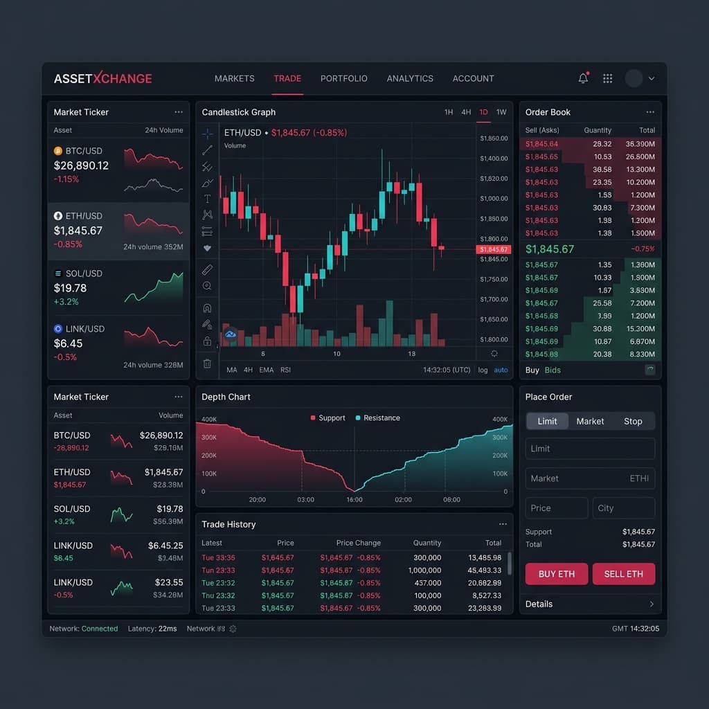 Preview of Asset Exchange Application